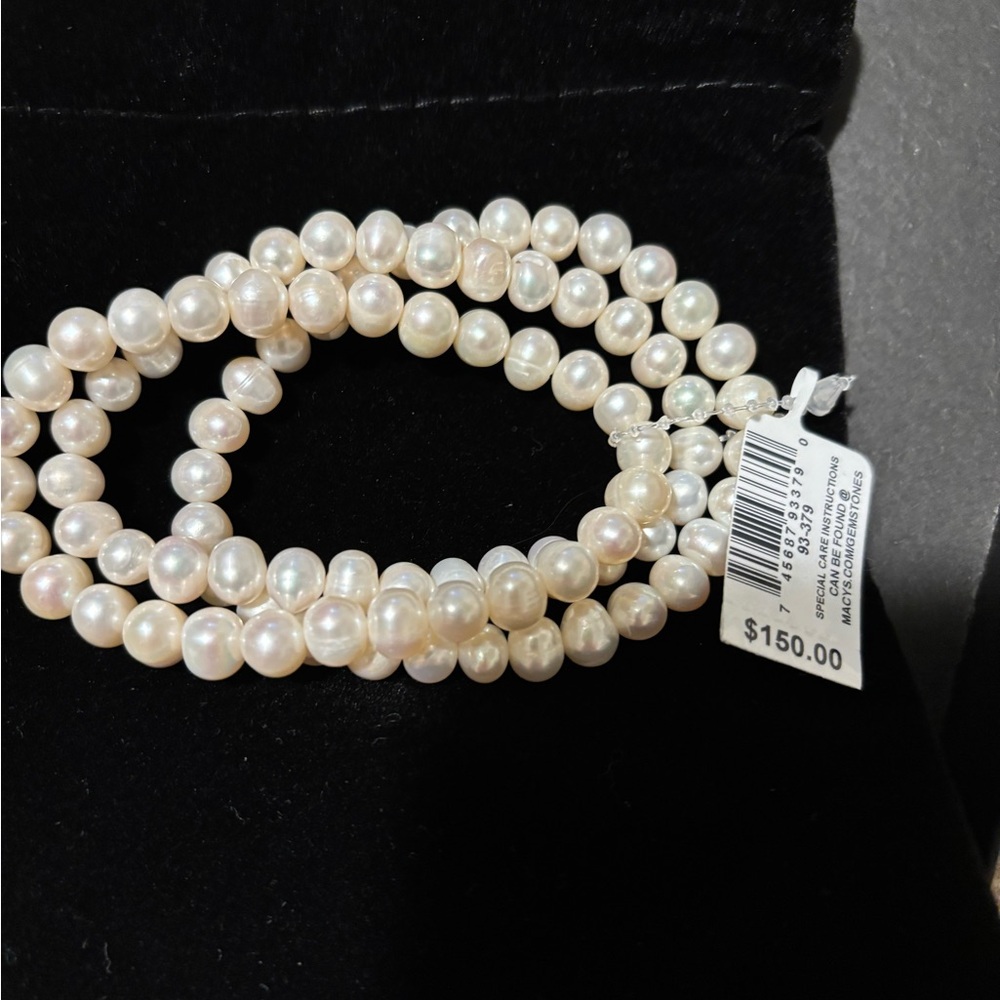 Cultured Pearl Bracelet set New